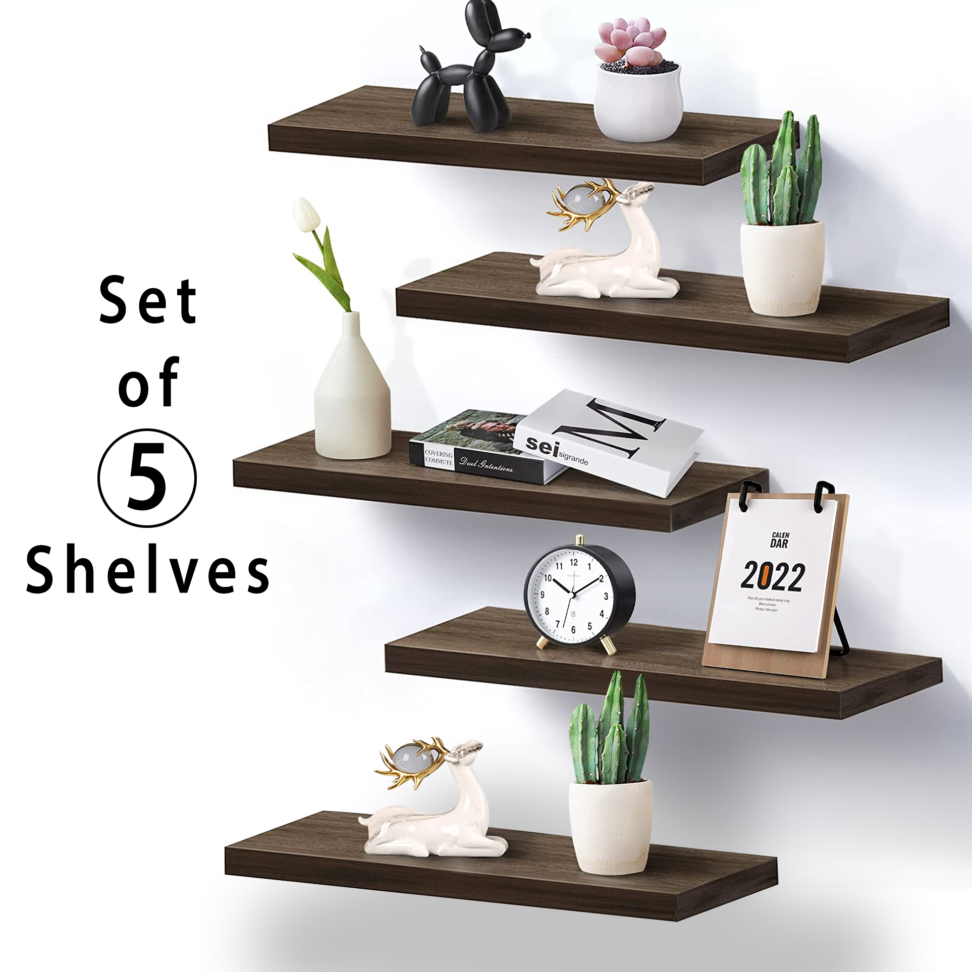 Magic Cube Nighstands 2 Tier Rectangular hollow design Side Table bedroom & office