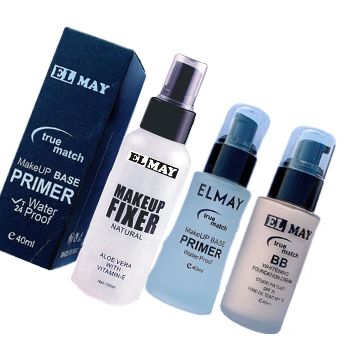 Deal Of 3 Makeup Fixer, Water Proof Primer, Whitening Foundation