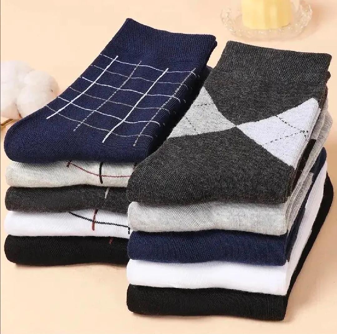 5 Pair Men Short Spring and Summer Shallow Low Top Sport Short Socks Trend in Tube Socks