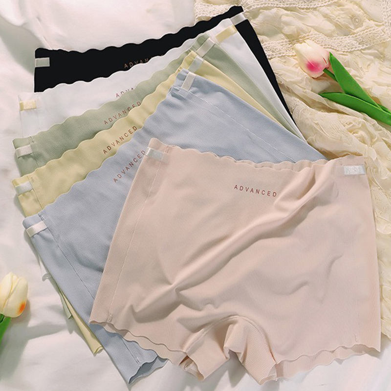 Women Seamless Boyshort Panties – Ice Silk Soft Underwear | Breathable, Invisible & Free Size Fit