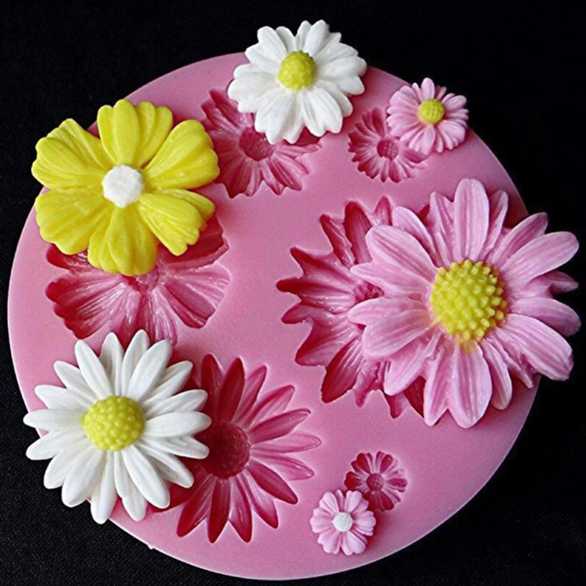 3D Sunflower Flower Petals Embossed Silicone Mold Relief Fondant Cake Decor Tool Encounter Daraz.pk