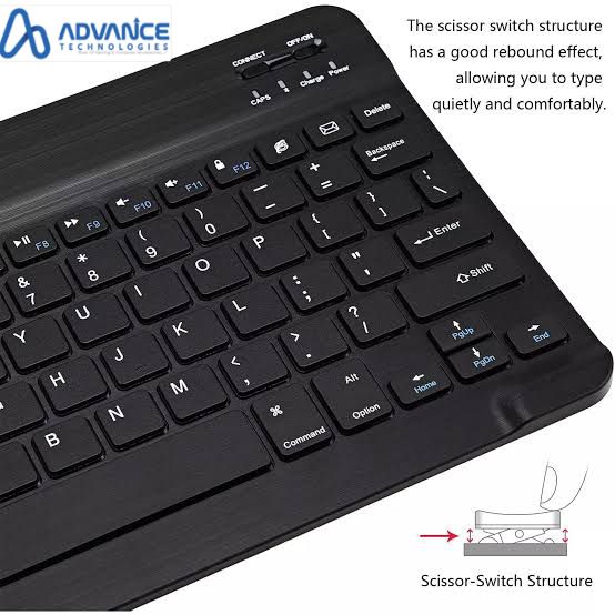 Rechargeable Bluetooth Wireless Backlight Keyboard for mobile-laptop-tablet & Android Led Smart Led i-pad with Long Battery Backup