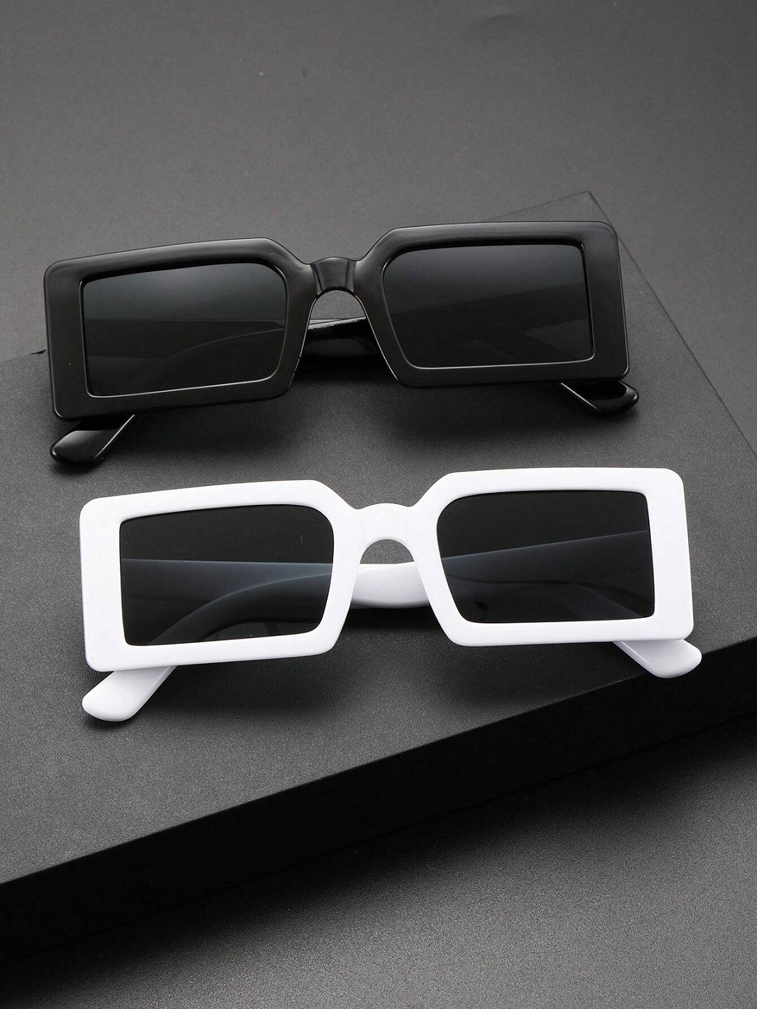 Square Fashion Sunshade Sunglasses Men Retro Fashion Trend Ins Girl New