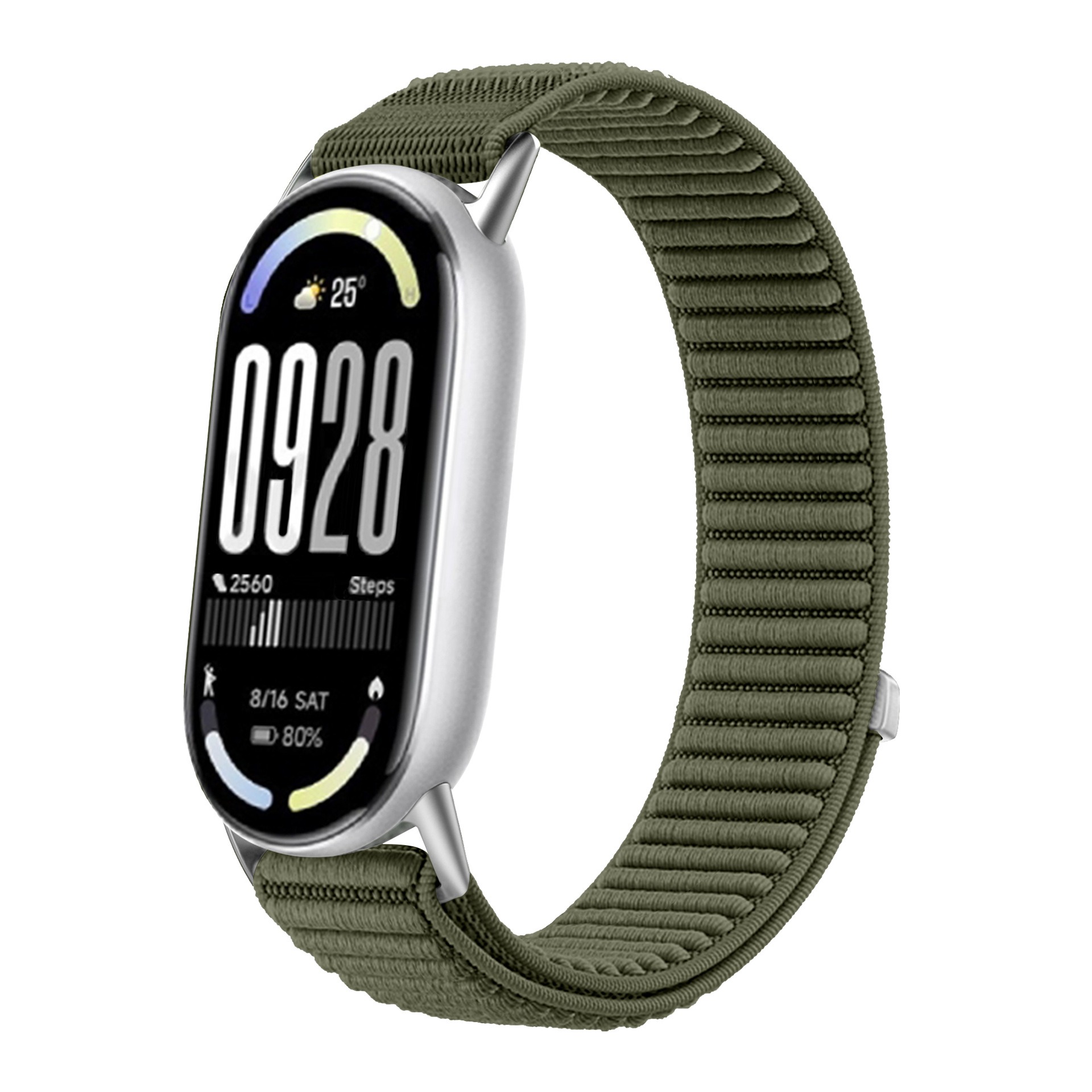 Nylon Strap for Mi Band 10 9 8 Strap Smart Watch Band for Xiaomi Smart Band 10 Strap Mi band 9 Band 8 Only