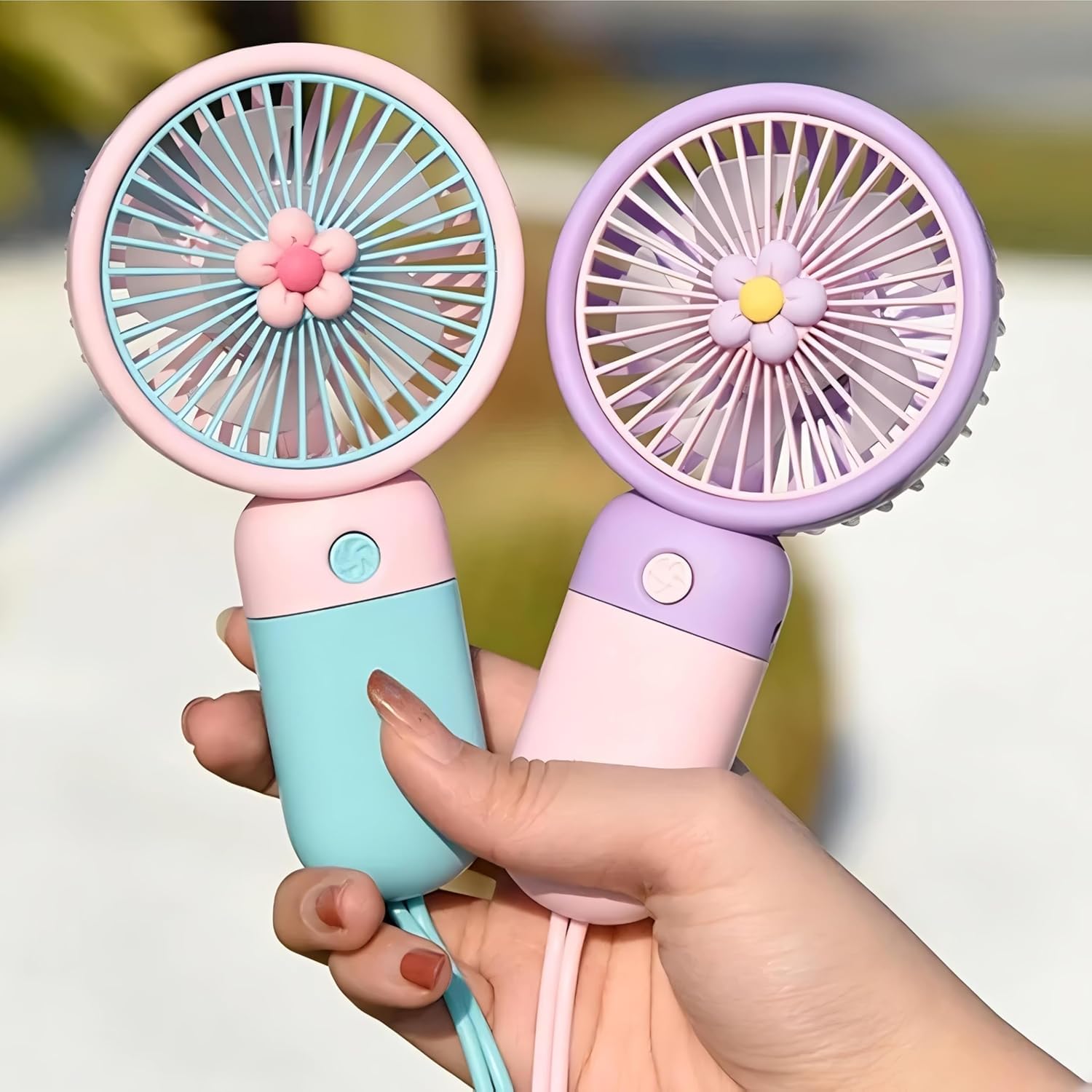 Rechargeable Mini Fan Portable Handheld Cooling Fan With USB Charging, Personal Cooling Fan For Home School Office Travel Outdoor Use
