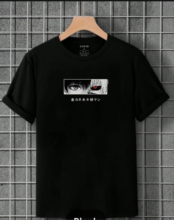 Anime Eyes Printed T-shirt | Trending Wear | Soft Washable Fabric For Men & Women By Topfitters 2.0