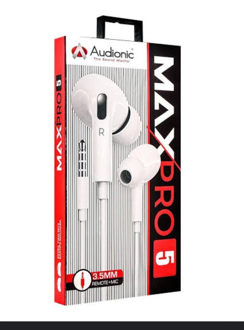MAX PRO 5 High Premium Quality Earphone/Hand