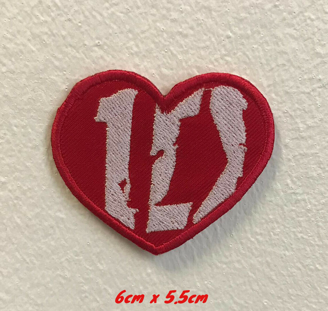 Embroidery One Direction 1D art badge Iron on Sew on Patch heart love kids clothing dress shirt cap bag jacket jeans craft logo shoes repair Brand Badge  #1171
