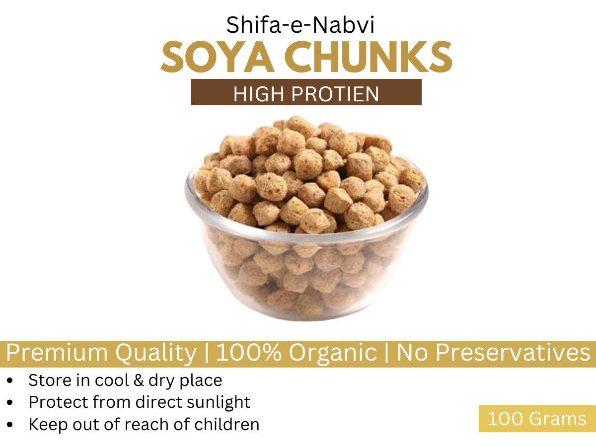 100g Soya Chunks | Pure Vegetarian Protein Source | Healthy & Nutritious Food | High Protein Veg Food