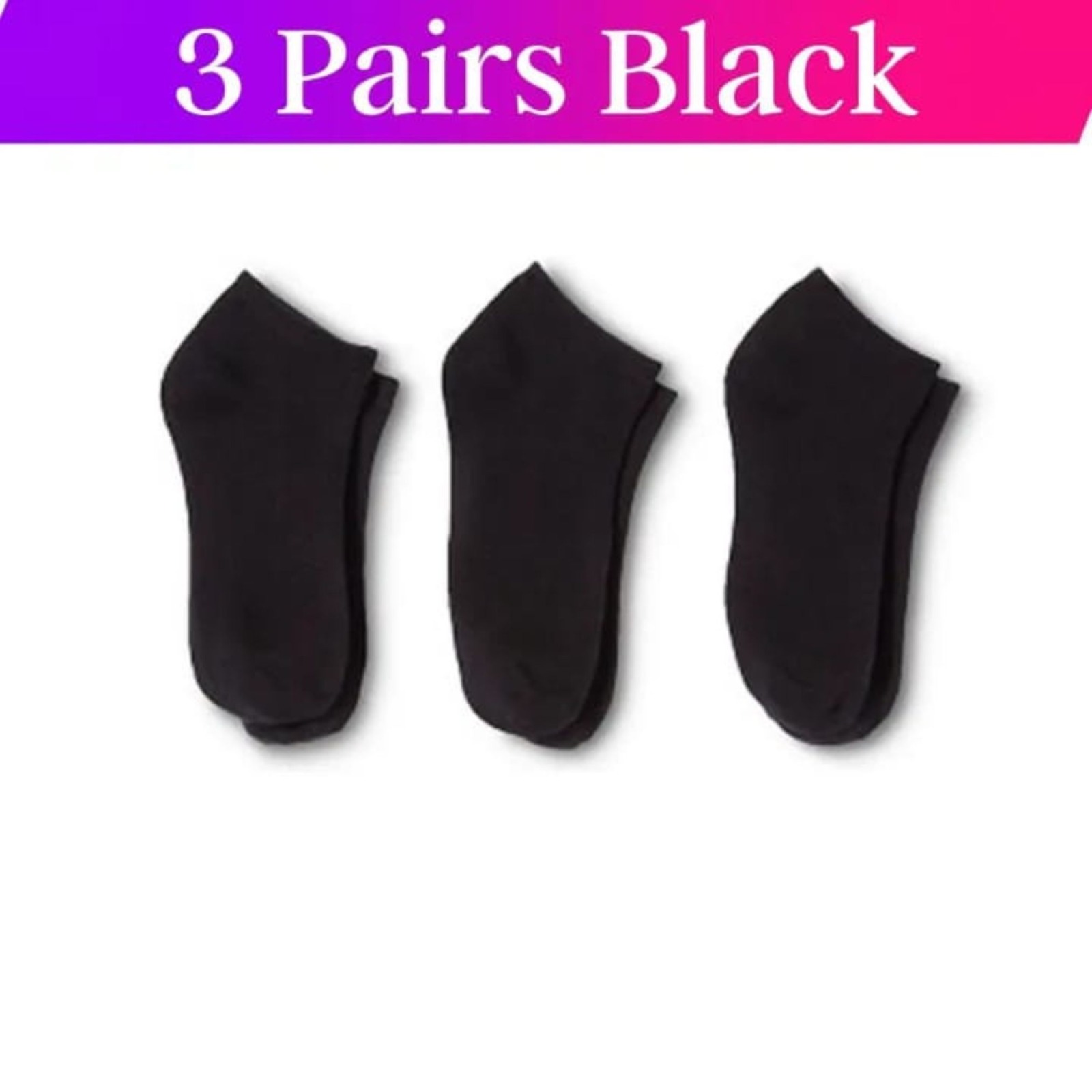 Twin Shop Pack of 3 pairs| Ankle socks for men women| multi-colors| Low cut socks| Short socks