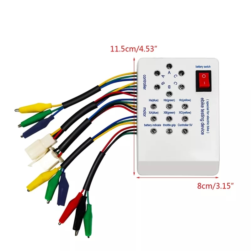 24V/36V/48V/60V/72V Electro Car E-Bike Rickshaw Scooter Brushless Motor Controller Tester Electronic Module High Performance