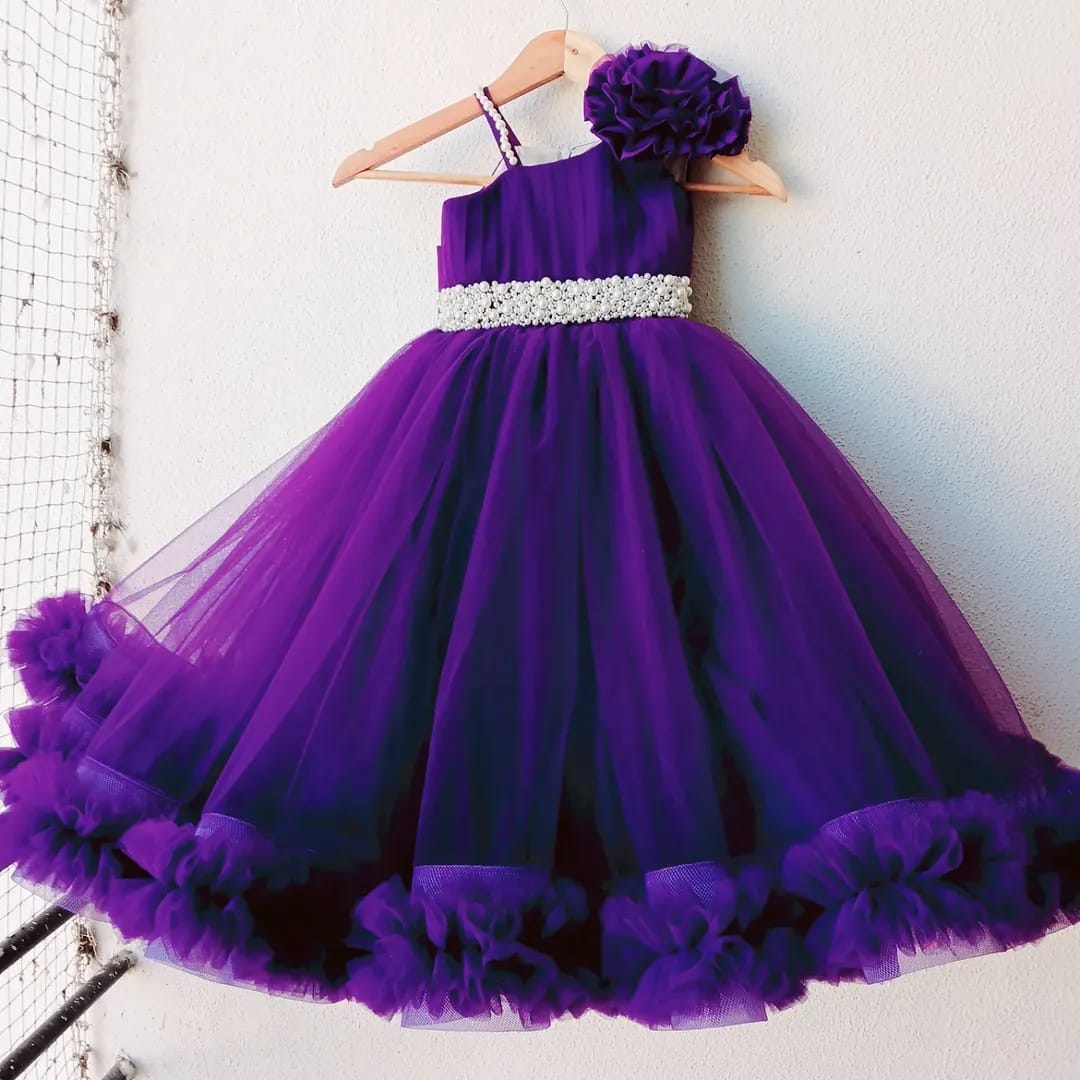 Girls Party Wear Frock Princess Dress Birthday Wedding Dress
