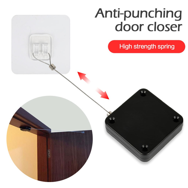 Door Closer Punch-Free Automatic Door Closers for Drawers Raw String Door Closer Bracket Door Automatic Closer