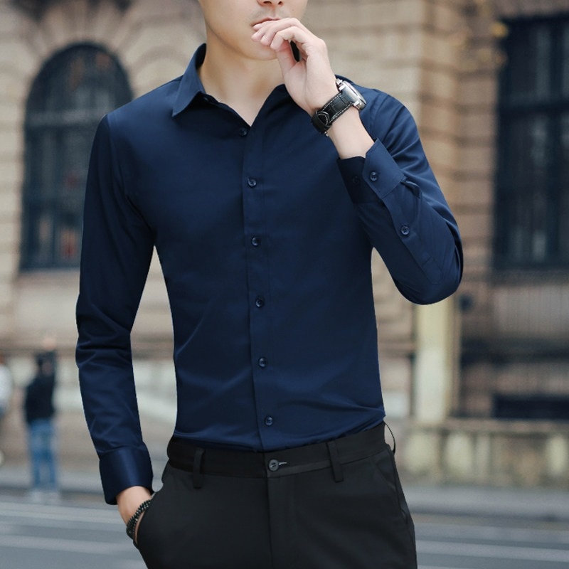 Smart Male Social Dress Shirt Plus 