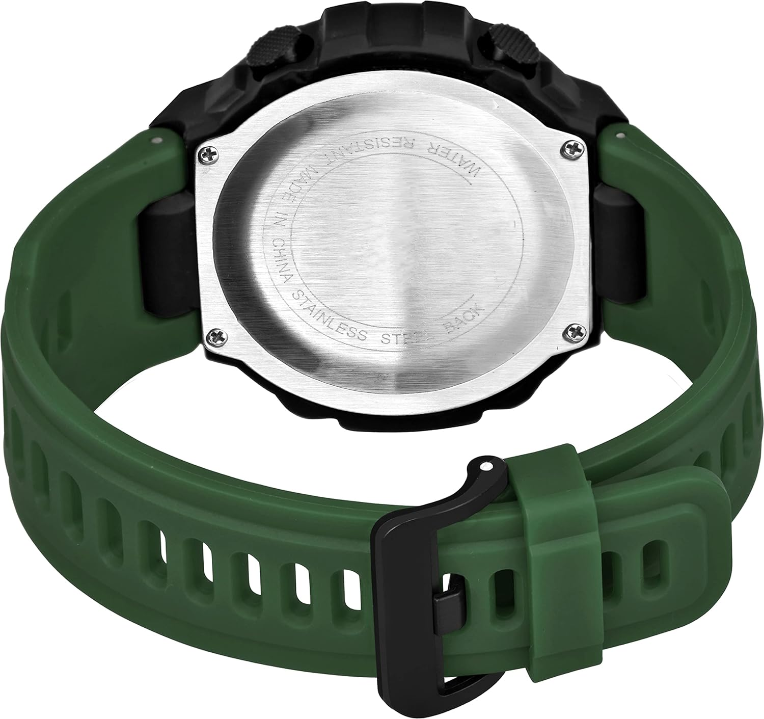 Men's Digital Sport Watches Waterproof Military Style LED Backlight Rubber Strap Big Numbers Display Digital Watch For Men