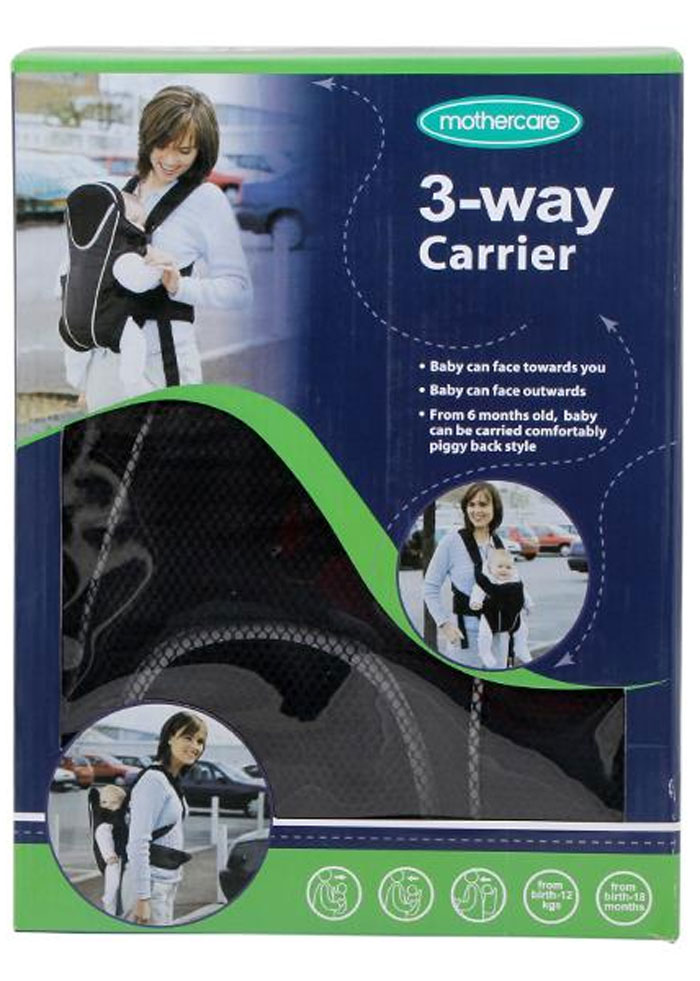 mothercare 3 way carrier