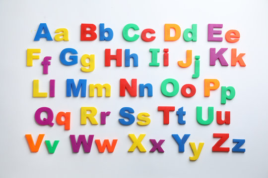 Magnetic Alphabets ABC Fridge Magnets Colorful Learning toy and Home décor
