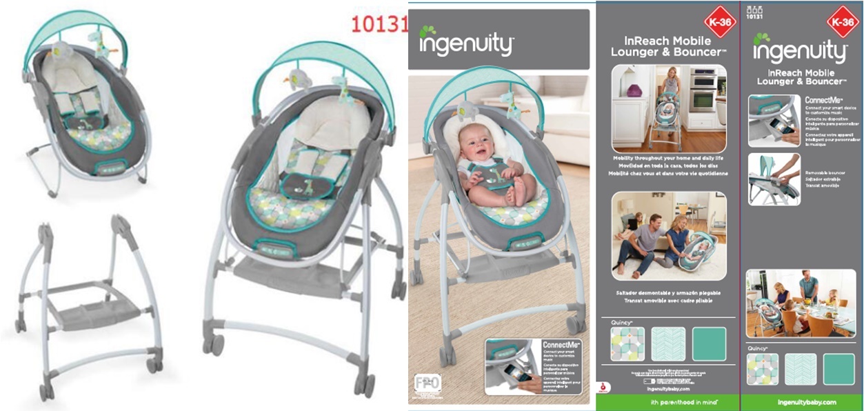 ingenuity inreach mobile lounger and bouncer