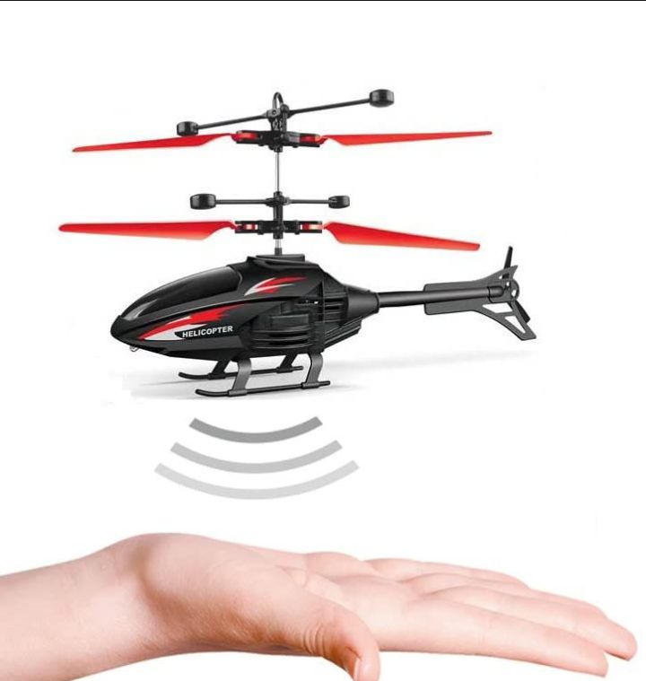 Gravity Sensor RC Helicopter – Rechargeable, Safe & Fun Flying Toy for Kids - Ideal for Kids
