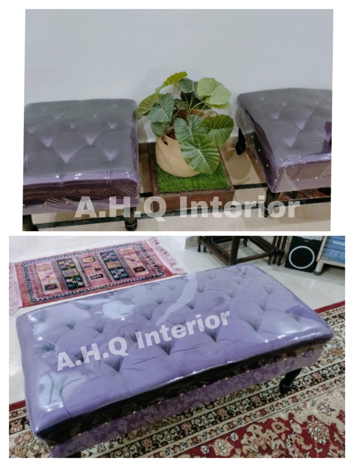 4 Seater Puffy Sofa Set Fabric Velvet Best Price Furniture Sofas | Customize in All Colors | Home Decor | Comfortable Couch with Single & Double Seats | Stylish Modern Design | Special Offer
