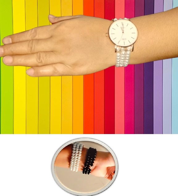 Stylish Pearl Bracelet Watch for Girls and Women | New Arrival Watch for Girls | New Arrival Fancy and Luxury Wrist watch For Girls with Unique Design..