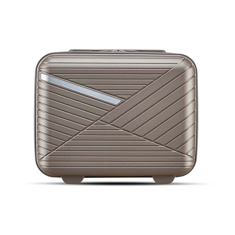 Beauty 14 Inch Suitcase Waterproof Plastic Makeup Storage Box Zipper Travel Cosmetic Bags Case