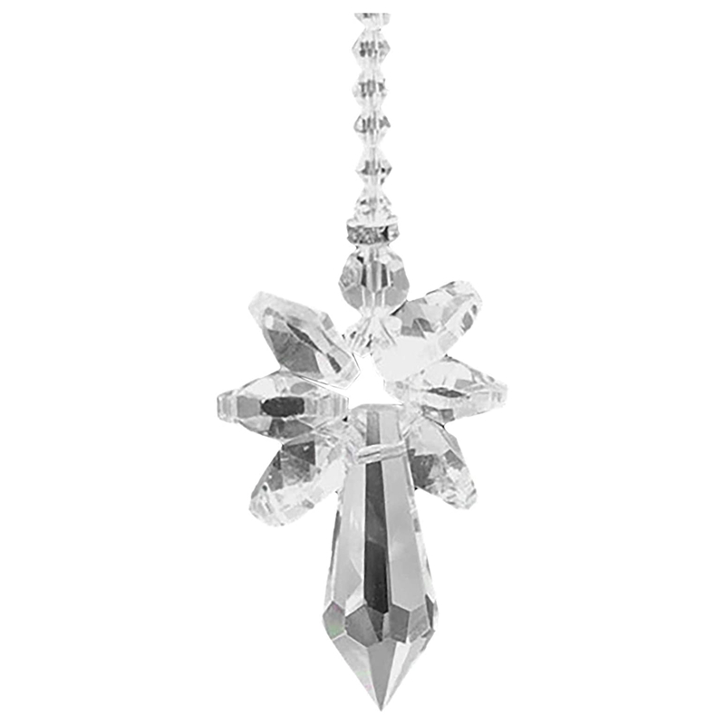 Modern Rainbow Crystal Angel Chakra Suncatcher Car Charm Pendant 【50OFF!】
