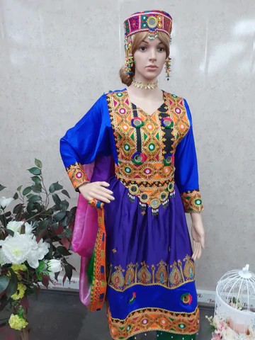 Afghan Dress - Tribal Kuchi Dress - Eid Dresses - Mehandi Dress - Wedding and Party Outfit - Afghani Dress - Traditional Afghan Dress Girls Dress