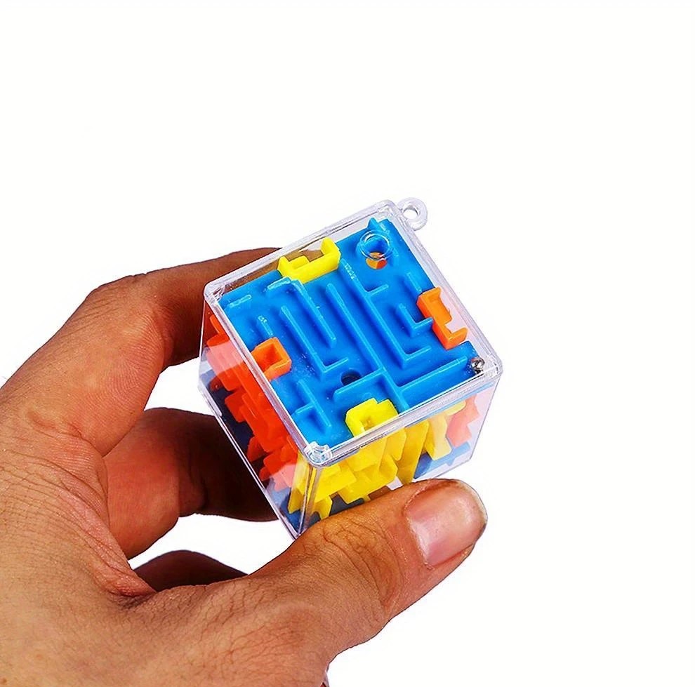 3D Maze Ball Toy – Brain Teaser & Puzzle Cube for Kids | IQ Toy Pakistan | Hand Maze Game & Birthday Gift (6+ Years)