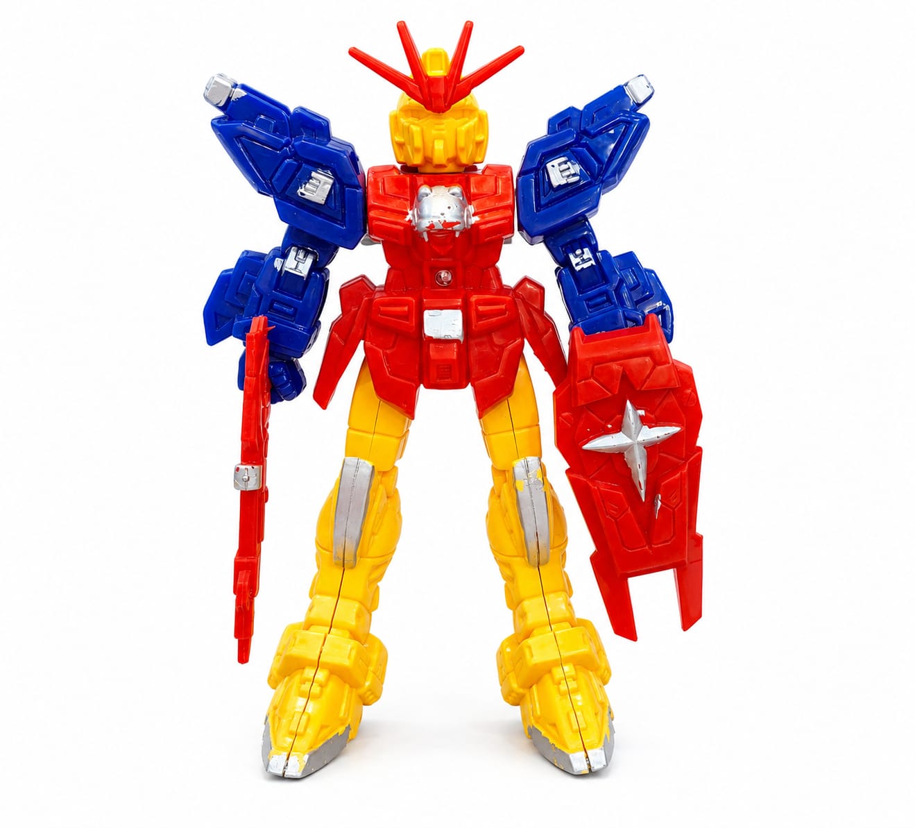 Super Robot Figure Toy for Kids | Moveable Knees | Suitable size for children to grab and hold