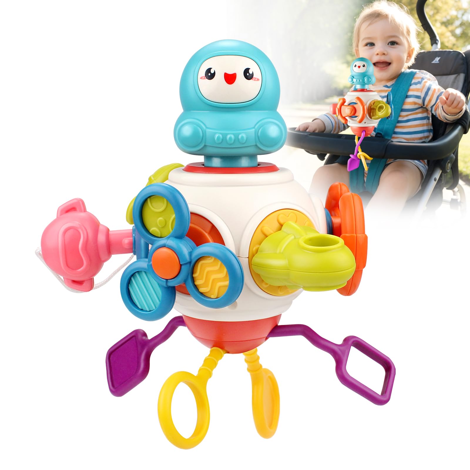 8 In 1 Activity Space Busy Cube Toys Sensory Fidget Motor Skills Early Development Toy