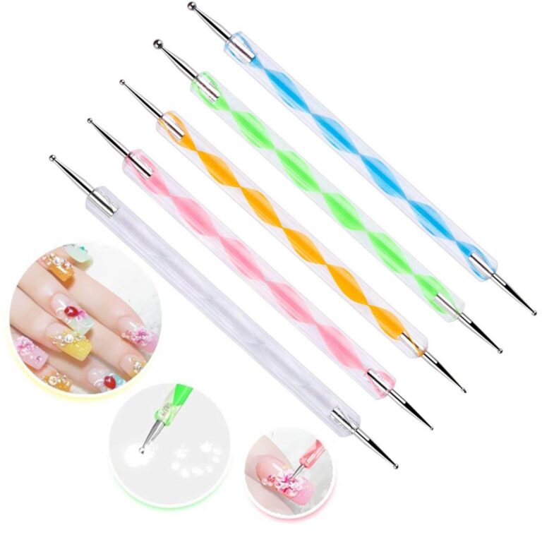 Nail Art Kit 5 Pcs 2 Way Dotting Tool Easy Search Product