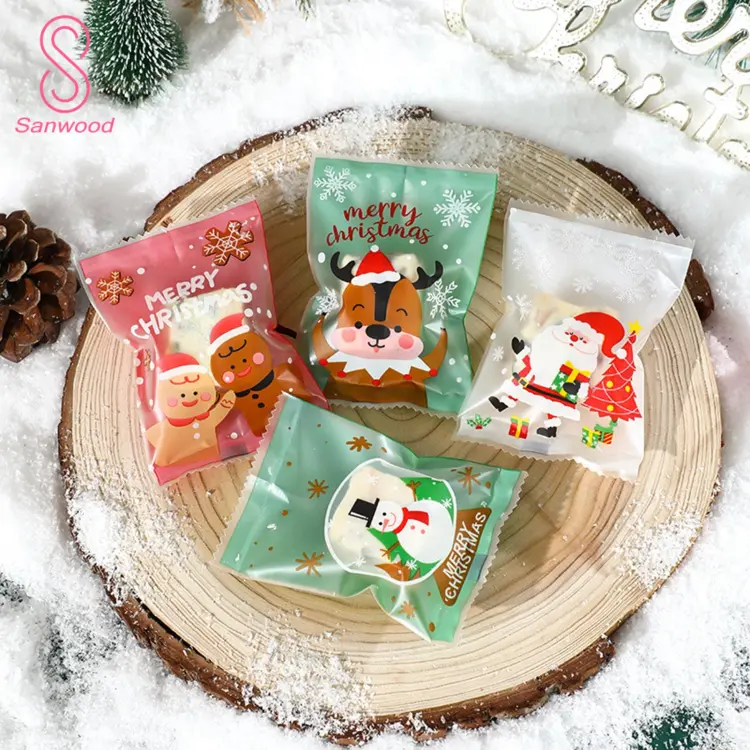 Christmas themed treat online bags