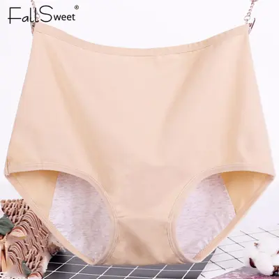 FallSweet Plus Size Period Panties Underwear Women High Waist