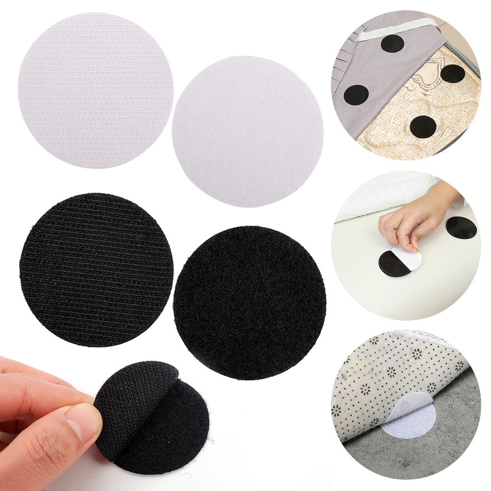 Velcro Tape Dots, Double Sided Adhesive Velcro, Rug Carpet Cushions Anti  Slip Tape, Round Velcro at Rs 35/pack, home products in Thane