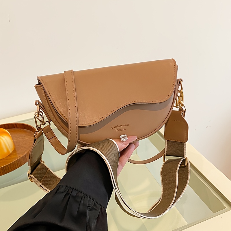 Elegant New Women Shoulder Bag Geometric Pattern Synthetic Leather Crossbody Bag