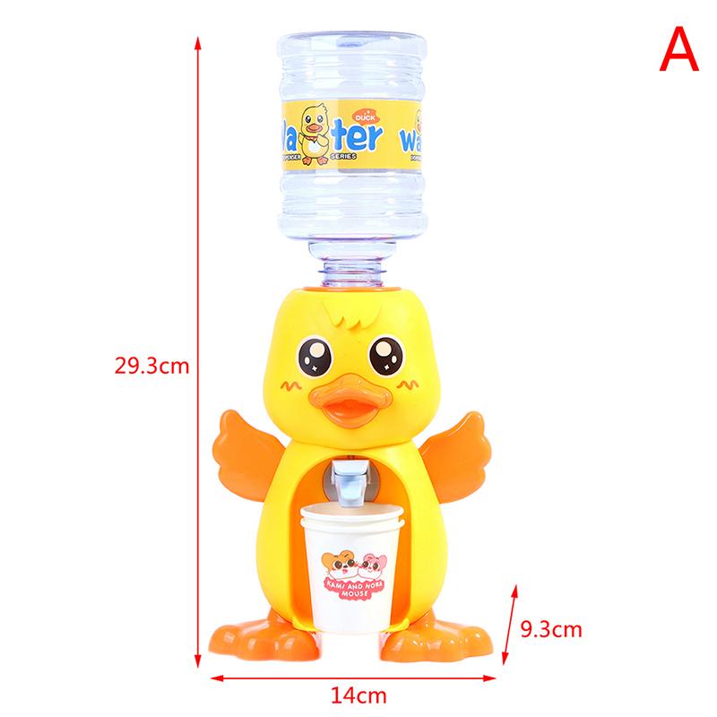 Mini Cute Little Duck Dispenser With Plastic Glass For Kids