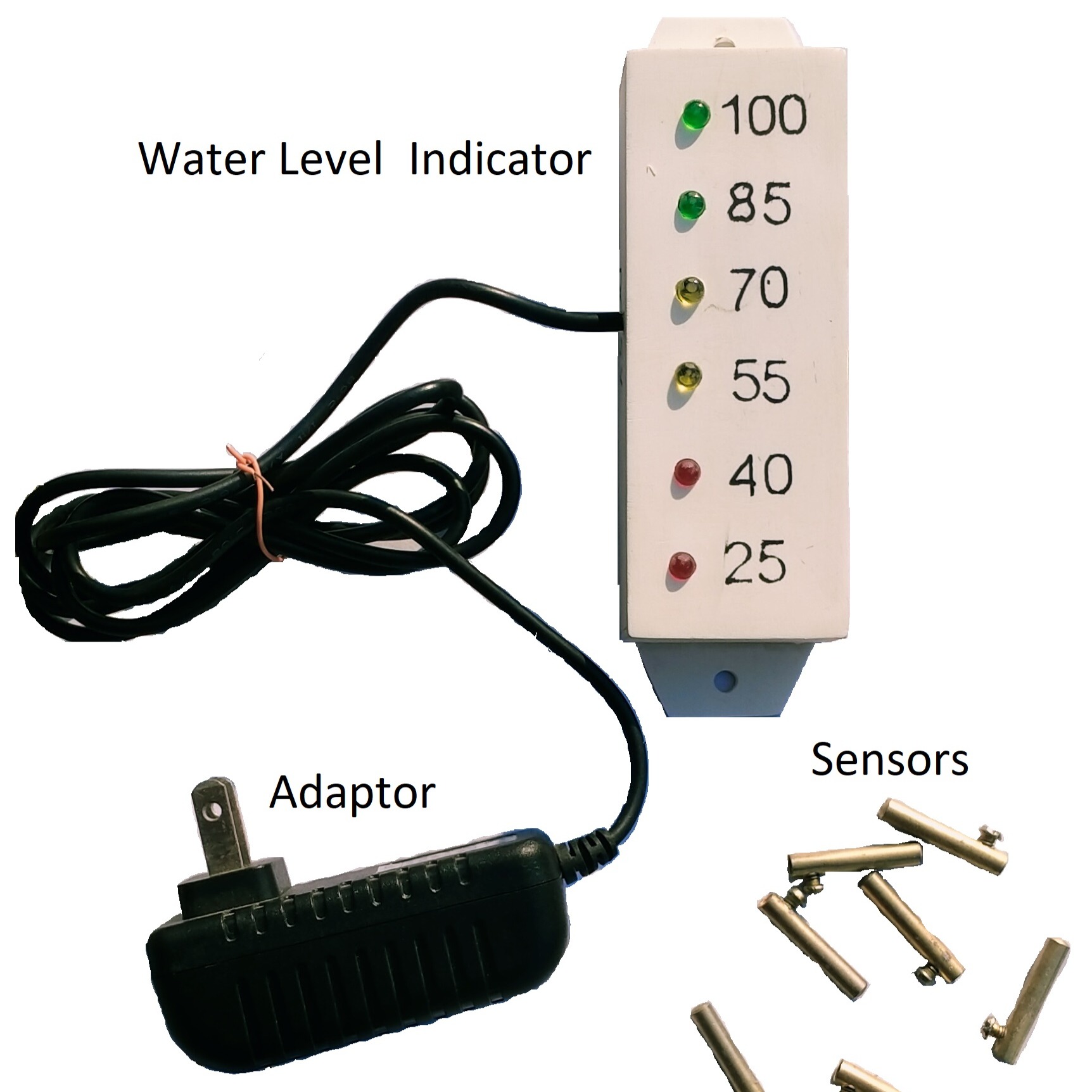 Water level indicator with Buzzer and 8 Sensors | Daraz.pk