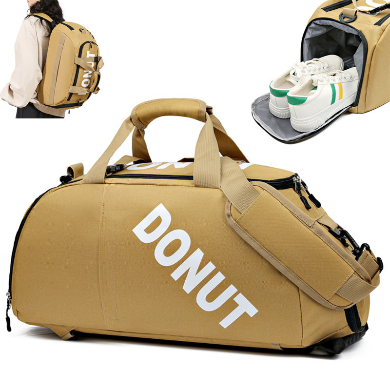 Premium Large Capacity Sports Gym Duffle Bag with Separate Shoe Compartment, Waterproof Travel Luggage Bag, Adjustable Shoulder Strap, Multi-Purpose Fitness Weekend Carry Bag for Men and Women