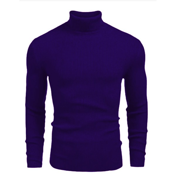 Trendy Fashion Premium Quality Slim Fit O-neck Lightweight Long Sleeve High Neck Turtleneck Elegant Sweaters for Men at Faiq Store