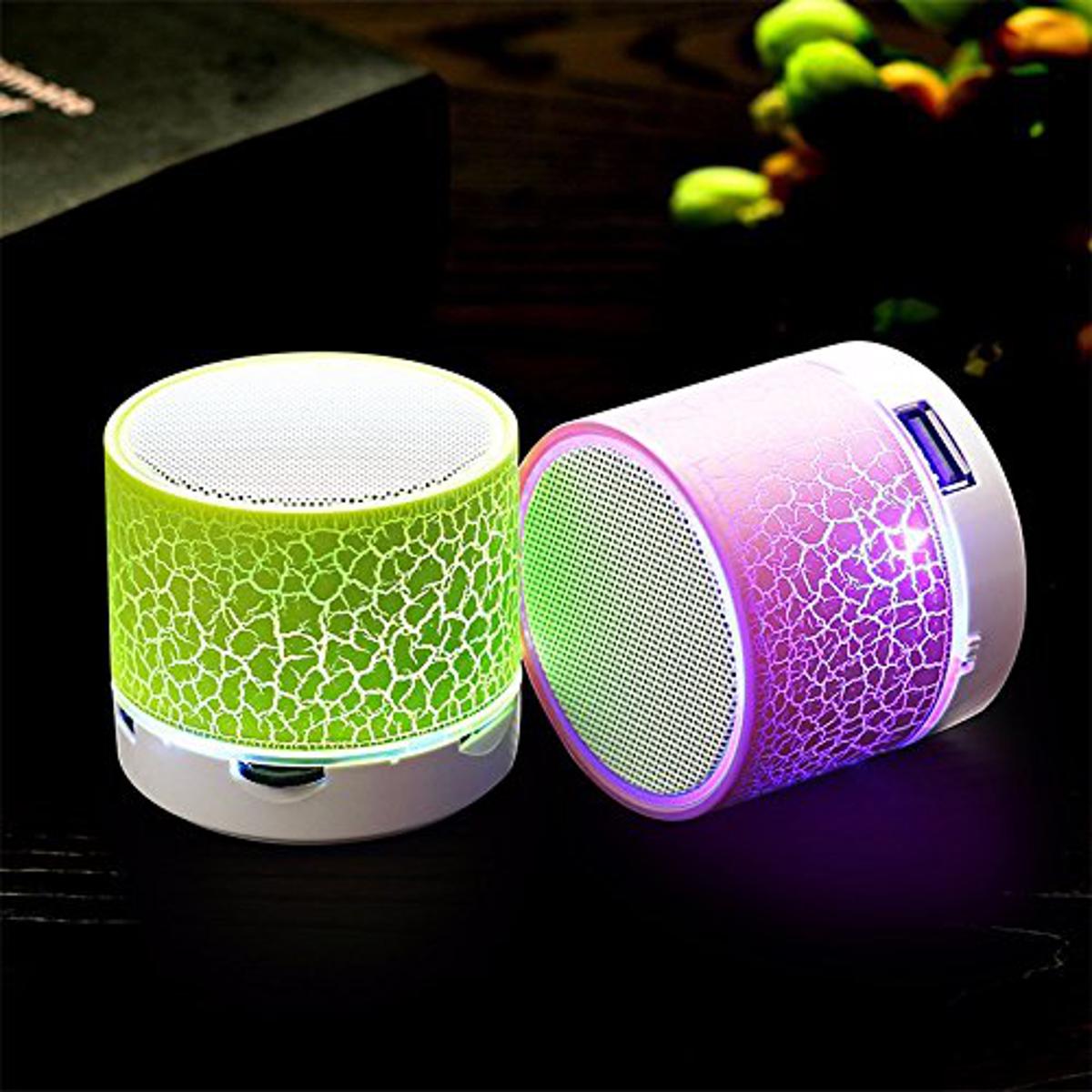 Ws-887, Mini Speaker Bluetooth Speaker Beautiful Design - USB/Sd Card/Fm//Bluetooth Call - Loud Speaker - 3-4 Hours Battery Backup Multicolours for all phones use price in Pakistan