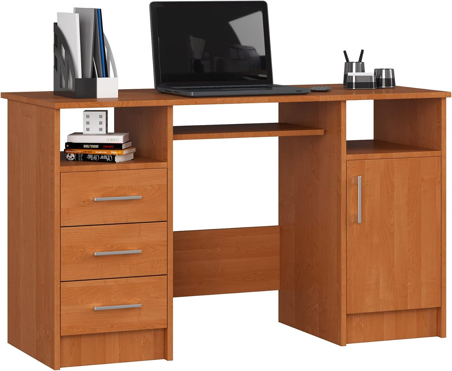 PC Desk with Keyboard Tray, Desk Table, Computer Table, Desk Table, 3 ...