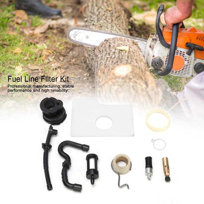 Podoy Chainsaw Handle Replacement For Stihl MS170 MS180 - Complete Handle Bar With AV Buffer Kit