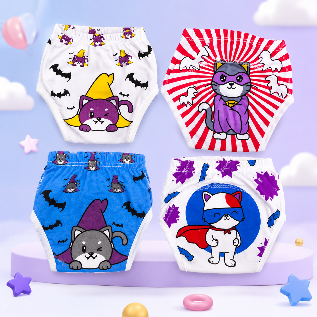Kids Summer 1 To 3 Pcs Impoted Reusable Training Pants kids reusable baby diaper