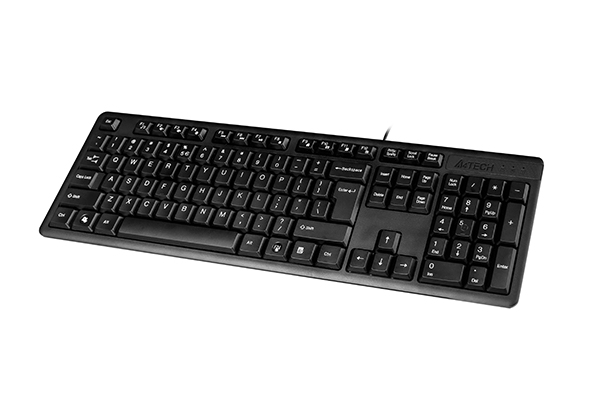 A4Tech KK-3 Keyboard - Multimedia FN Keyboard- USB - Black