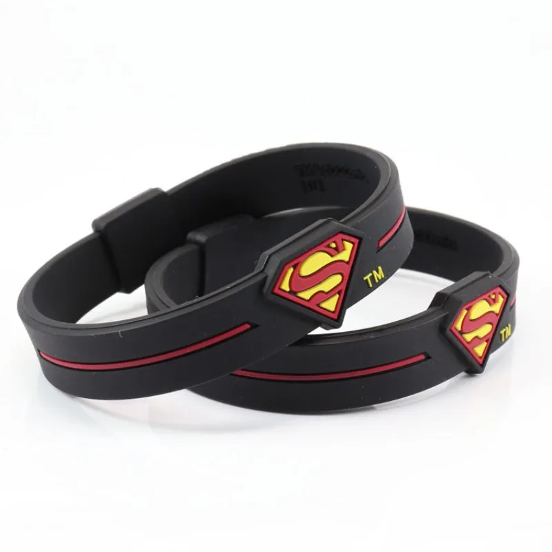 FASCINATION STORE presents the Super Man Stylish Band for Boys and Men, a perfect choice for those who love bold style and superhero vibes. This Superman Wrist Band is crafted from fine quality silicon featuring the iconic Superman logo that symbolizes po