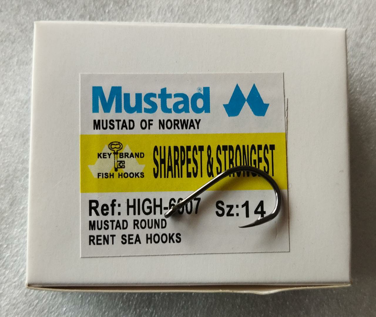 Mustad fishing hooks 11,12,13,14,15,16 number