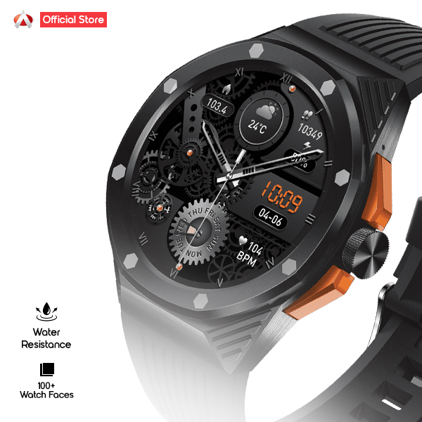 Dany Evolution Smartwatch with Amoled Display | Smart Watch For Android and iOS Phones | Bluetooth Calling SmartWatch Heart Rate Sleep Monitoring IP67 Waterproof | Health Fitness Tracker Watch for Men & Women With 1 Year Brand Warranty Authentic Smartwatc