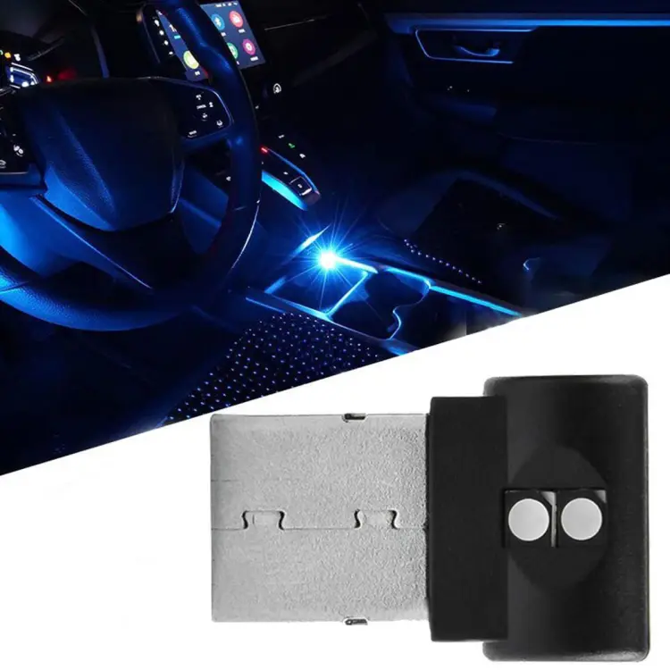 Mini USB LED Car Light Auto Interior Atmosphere Light Emergency
