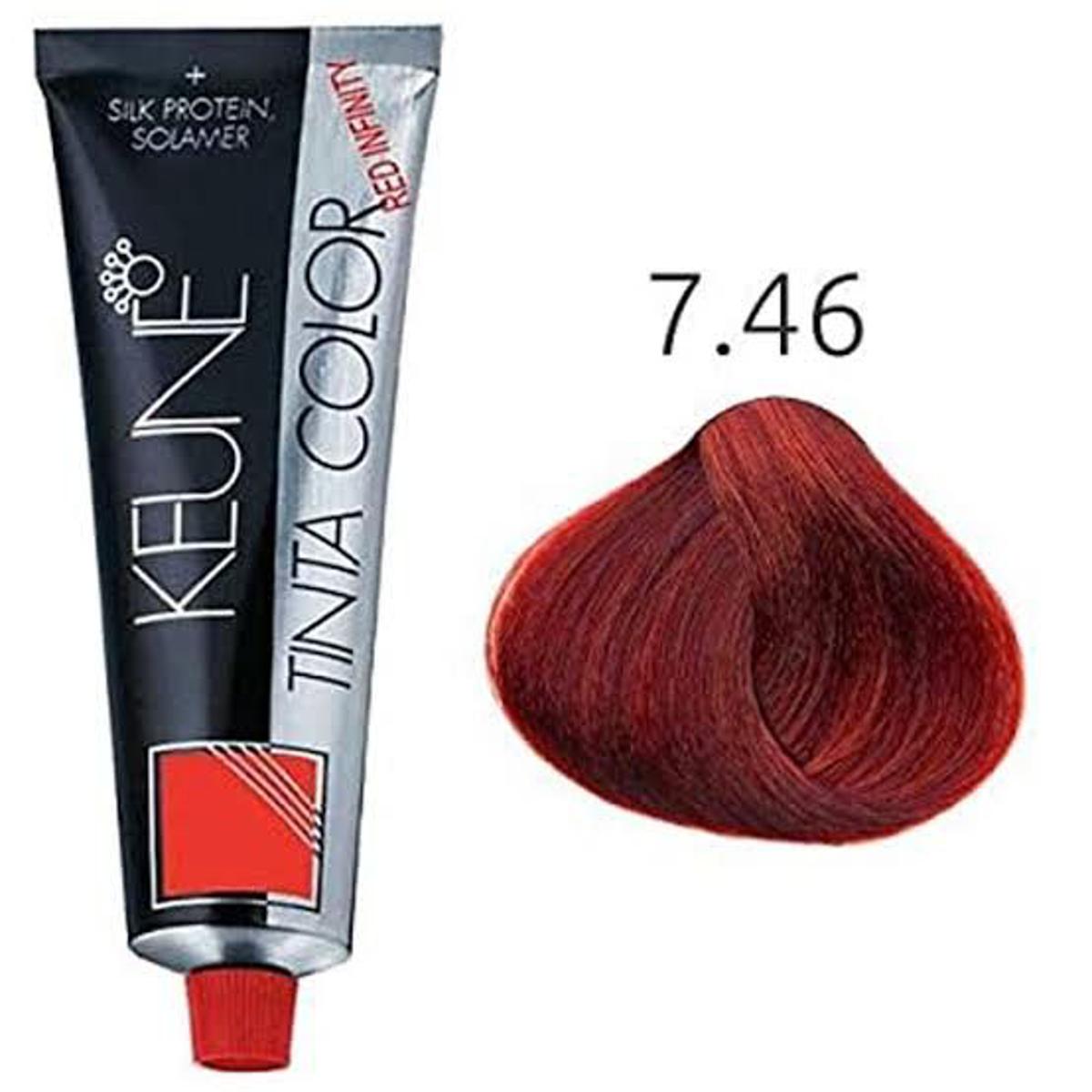 Tinta Hair Color 7.46RI-Medium infinity Copper Red Blond Tube 60ml. |  Daraz.pk